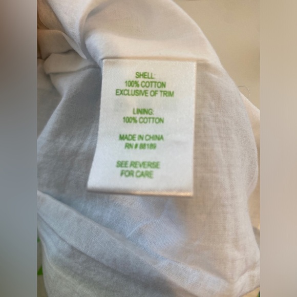 Lilly Pulitzer Janice Resort White Crystal Cost Shift Gold Dress Size 4 - Picture 9 of 11